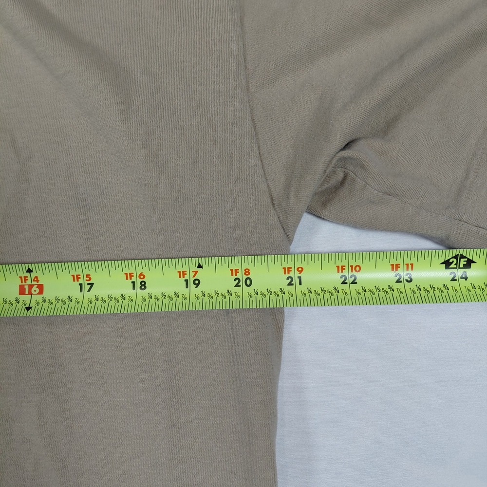 Vintage Anvil Single Stitch Carmel Resort T Shirt Mens Large Tan Cotton‎ Logo - Picture 9 of 9